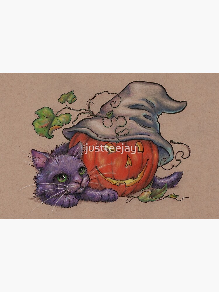 Kitty and Jackolantern by justteejay
