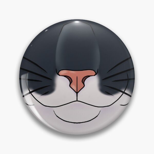 Item preview, Black Tuxedo Cat Face designed and sold by KeishaMaKainn.