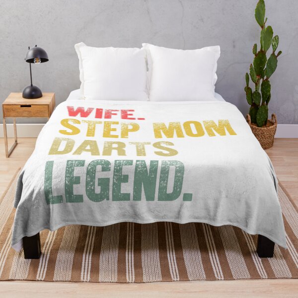 Item preview, Best Mother Women Funny Gift T Shirt Wife Step Mom Darts Legend designed and sold by Bendthetrend.