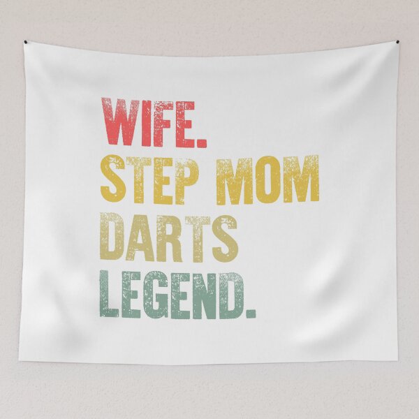 Item preview, Best Mother Women Funny Gift T Shirt Wife Step Mom Darts Legend designed and sold by Bendthetrend.