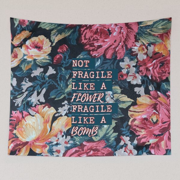 Item preview, not fragile like a flower fragile like a bomb designed and sold by Naomiblaine.