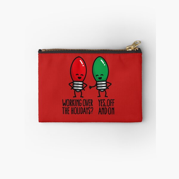 Item preview, Funny Christmas lights pun Working over holidays designed and sold by LaundryFactory.