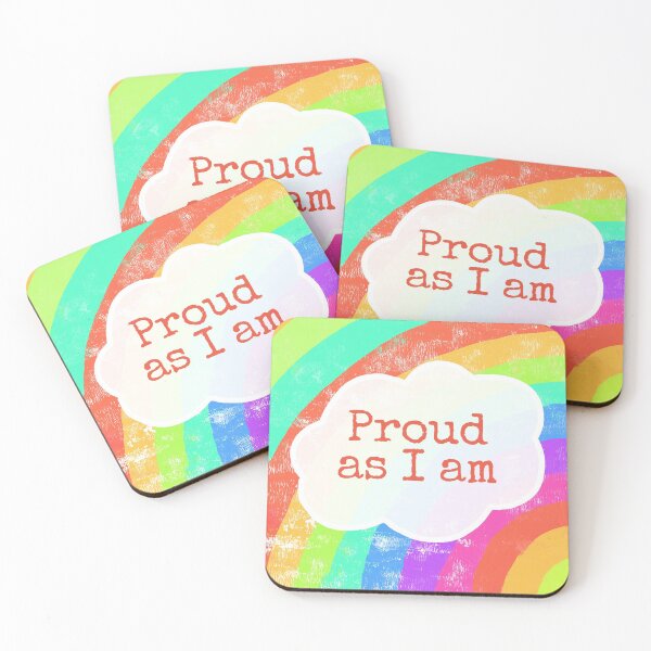 Item preview, Proud as I am - Rainbow LGBT Artwork designed and sold by WearSmart.