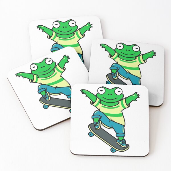 Item preview, Frog On Skateboard designed and sold by Scottees.