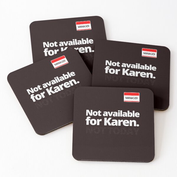 Item preview, Not available for Karen, Speak to the Manager designed and sold by joanaoberg.