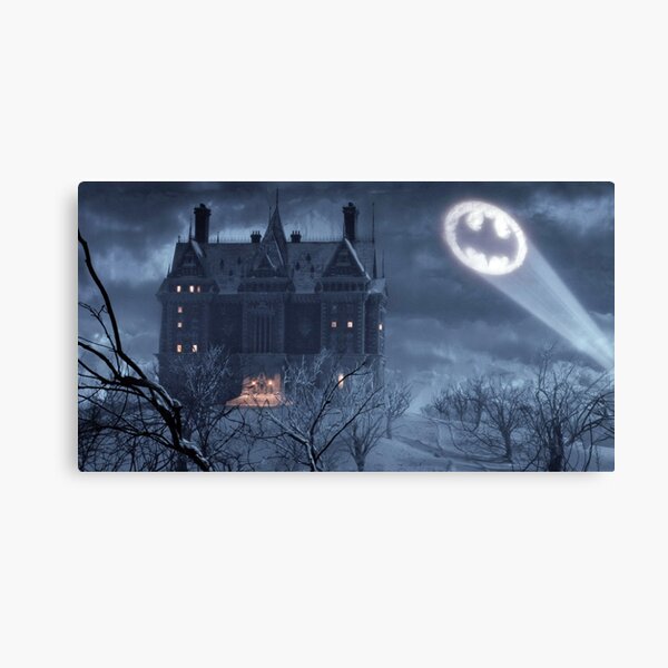 Wayne Manor from Batman Returns Canvas Print