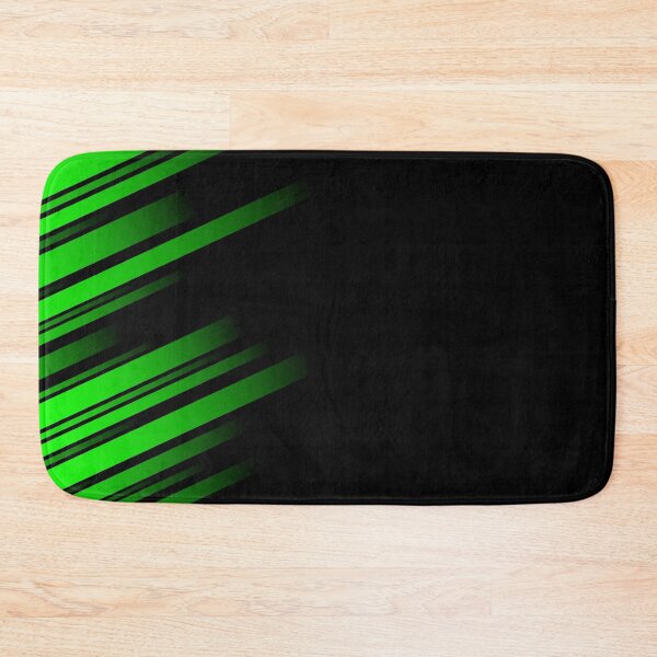 Item preview, Abstract Neon Green and Black Striped Backround designed and sold by SoccaTamam.