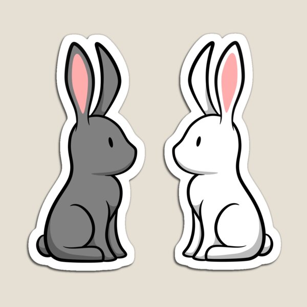 Snow Bunnies Magnet