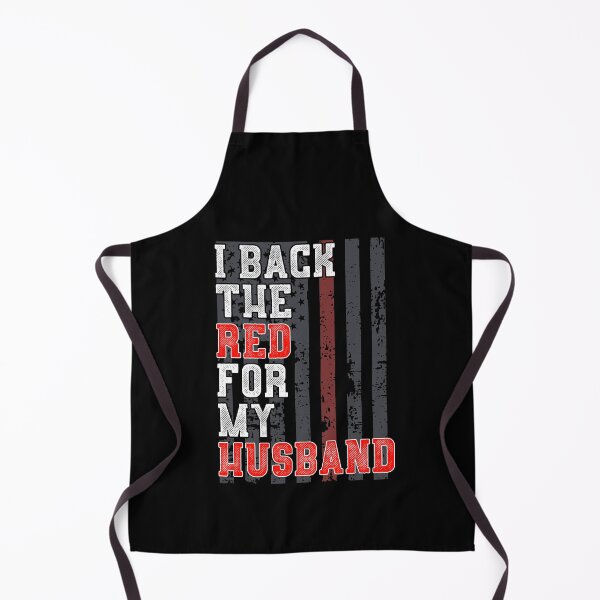 Item preview, Firefighter Wife Support Husband Quote American Flag Red designed and sold by CreatedByHeidi.