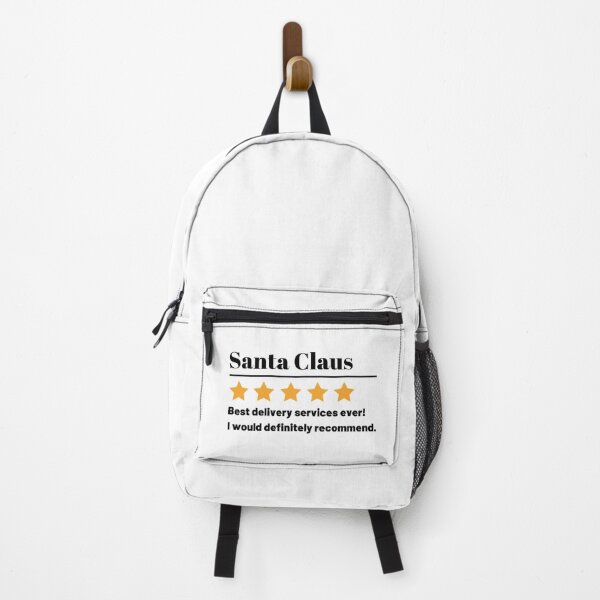 Item preview, Santa Claus Five Star Rating - Would Definitely Recommend The Delivery Services (Black Text) designed and sold by PandaSoul.