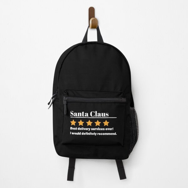 Item preview, Santa Claus Five Star Rating - Would Definitely Recommend The Delivery Services(White Text) designed and sold by PandaSoul.