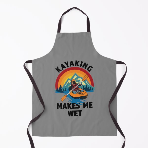 Item preview, Kayaking Makes Me Wet - Great gift for The Kayak Fan - Black lettering & Multi color Design designed and sold by Richard529.