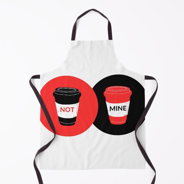 Item preview, NOT MINE COFFE BLACK AND RED MUGS CERCLES  designed and sold by Zakaria daoudi.