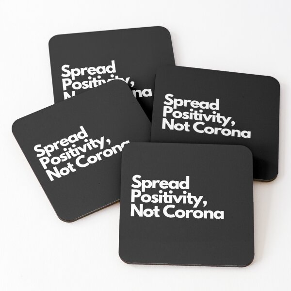 Item preview, Spread Positivity not Corona designed and sold by bubble-bulb.
