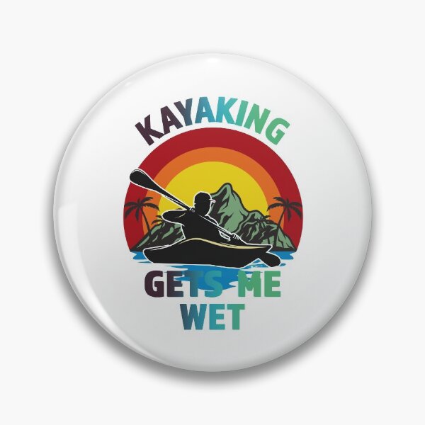 Item preview, Kayaking Gets Me Wet - Great gift for The Kayak Fan - Multi Color lettering & Multi color Design designed and sold by Richard529.