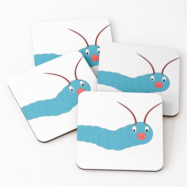 Item preview, Cute Blue caterpillar designed and sold by hop2swing.