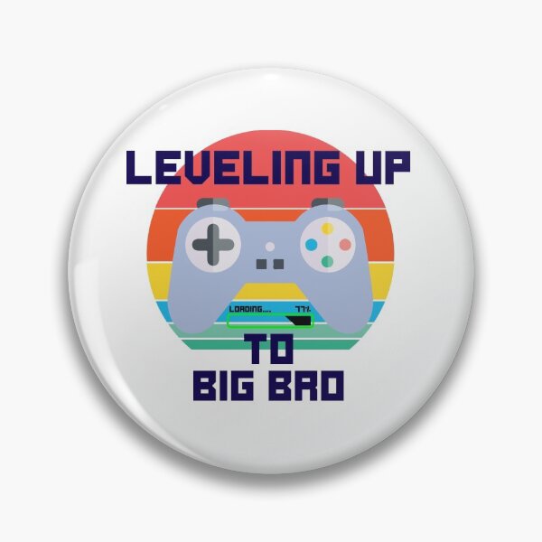 Item preview, Leveling Up to Big Brother Funny Gamer Brother Announcement designed and sold by LA diseños.