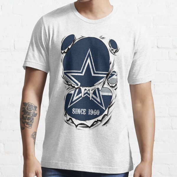 Dallas Cowboys Star Seit 1960 Zerrissenes T-Shirt Essential T-Shirt