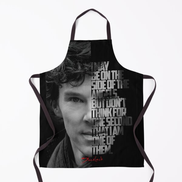 Item preview, Black and white Sherlock Tv Show quote poster designed and sold by Enea Kelo.
