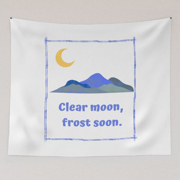 Item preview, Clear moon, frost soon. designed and sold by MihaiER.