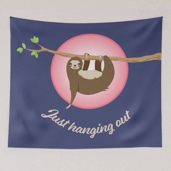 Item preview, Kawaii Sloth Hanging Out designed and sold by candhdesigns.