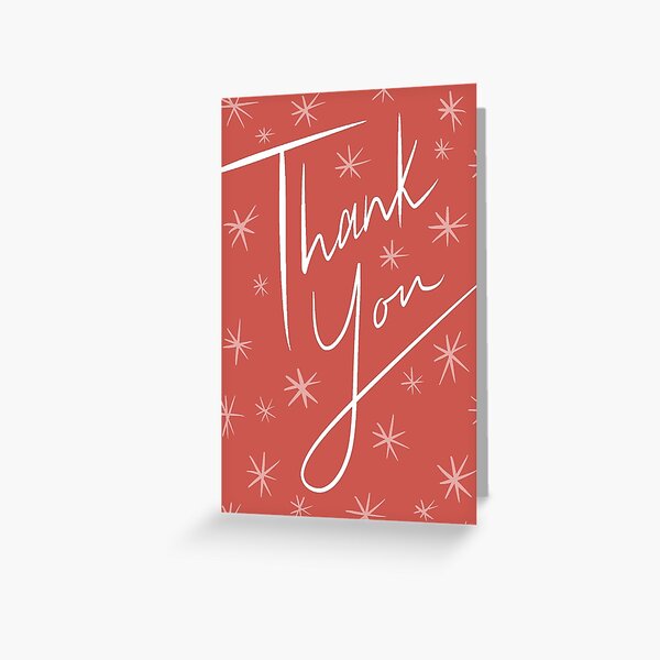 Thank You (in Watermelon) Greeting Card