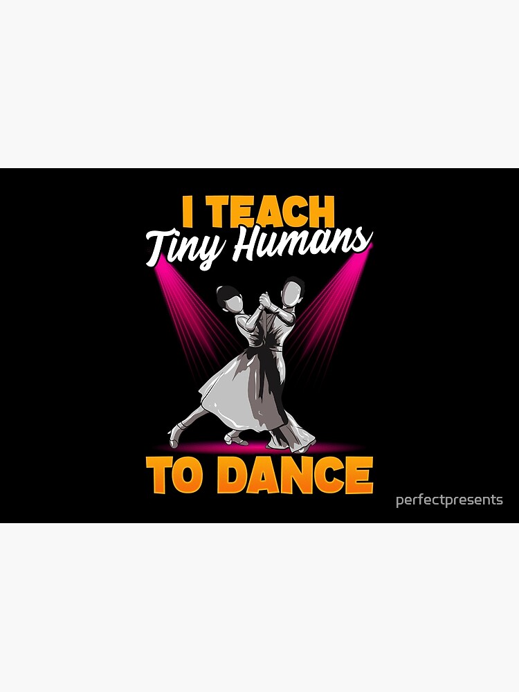 "Niedlicher Tanzlehrer Ich unterrichte kleine Menschen zu tanzen