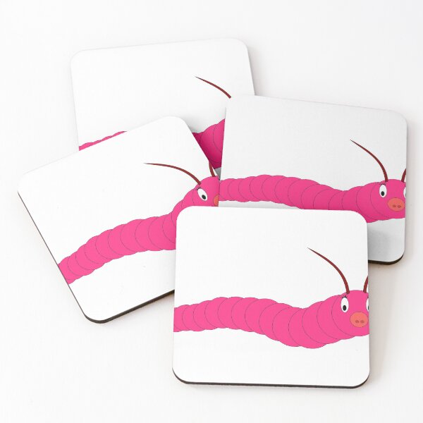 Item preview, Cute Pink caterpillar designed and sold by hop2swing.