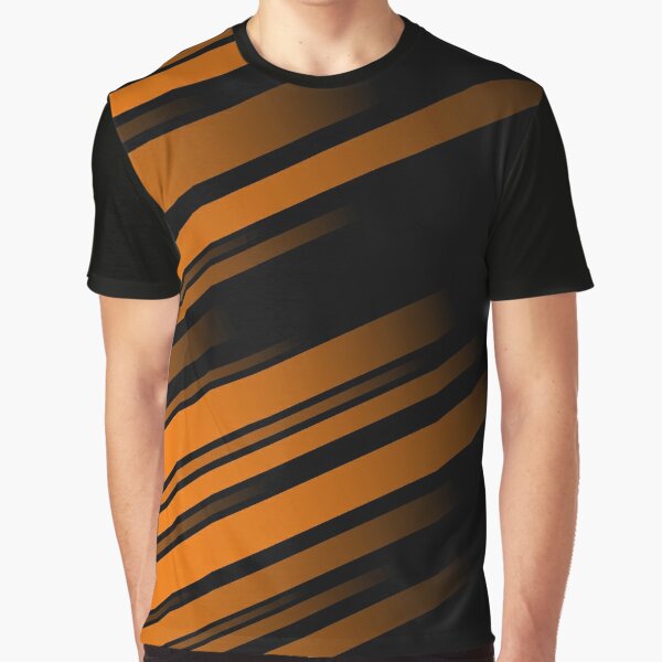 Orange And Black T-Shirts for Sale