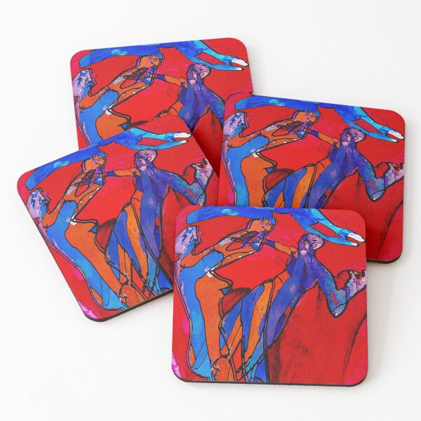 Item preview, 3 figure on red designed and sold by fishtower.