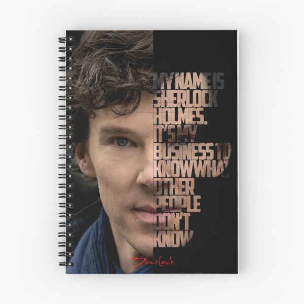 Item preview, Sherlock Tv Show quote poster designed and sold by Enea Kelo.