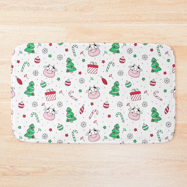Item preview, Christmas Pattern, cow, christmas tree design designed and sold by Phoca Mobil.