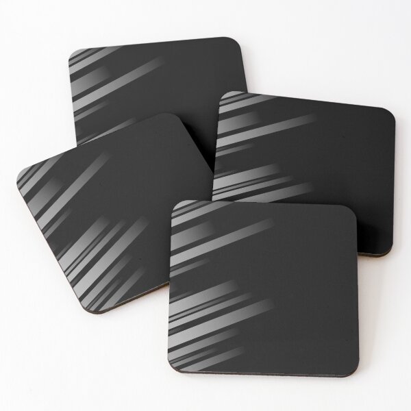 Item preview, Abstract Silver Gray and Black Striped designed and sold by SoccaTamam.