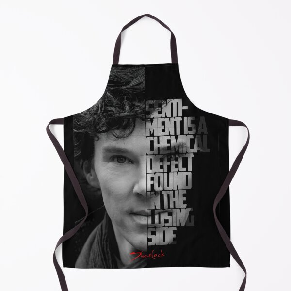 Item preview, Black and white Sherlock Tv Show quote poster designed and sold by Enea Kelo.