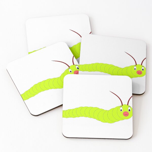 Item preview, Cute neon green caterpillar designed and sold by hop2swing.