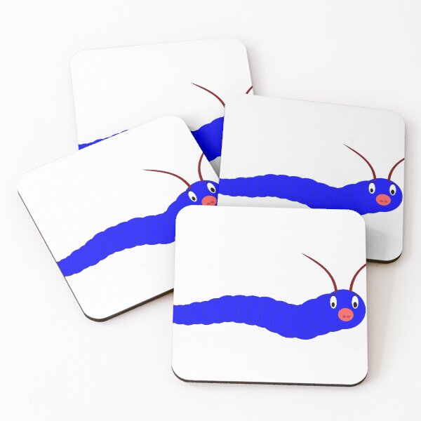 Item preview, Cute navy blue caterpillar designed and sold by hop2swing.