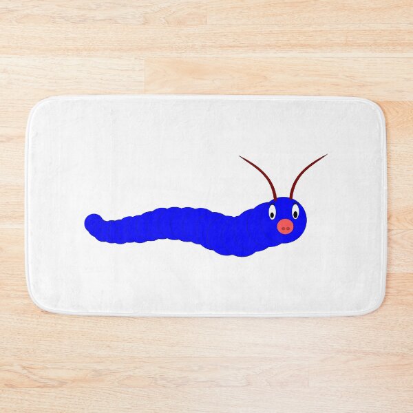 Item preview, Cute navy blue caterpillar designed and sold by hop2swing.