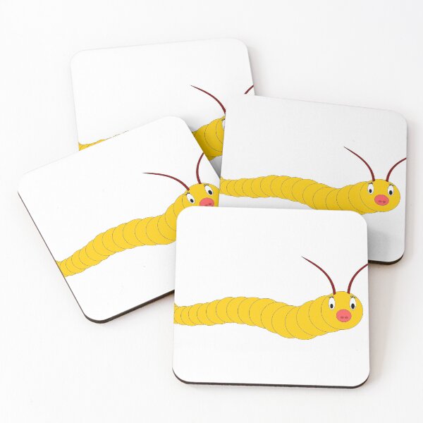 Item preview, Cute orange caterpillar designed and sold by hop2swing.