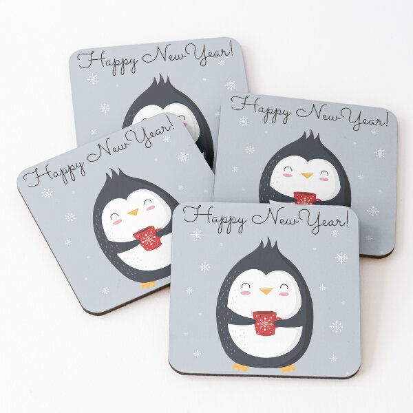 Item preview, Happy New Year - cute little penguin designed and sold by DesignTribe.