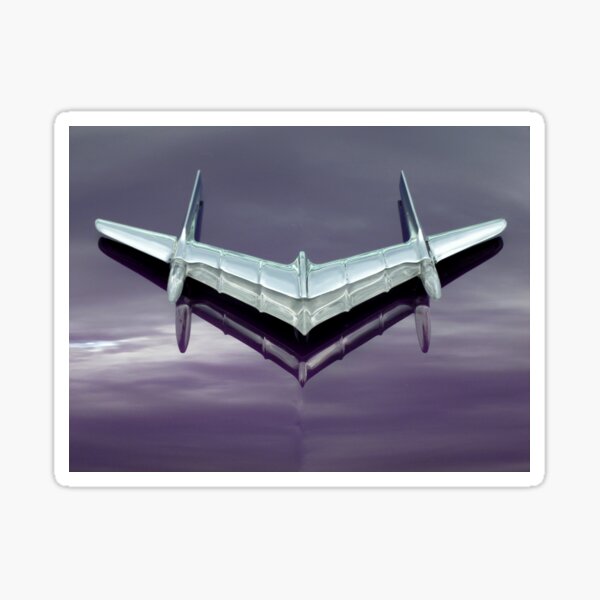 1956 Pontiac Star Chief ~ Hood Ornament Sticker