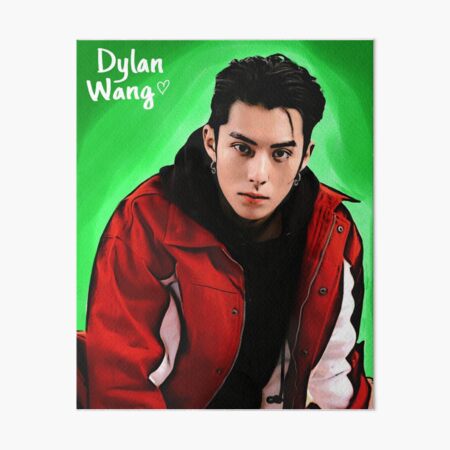 Retrato de Dylan Wang Lámina rígida