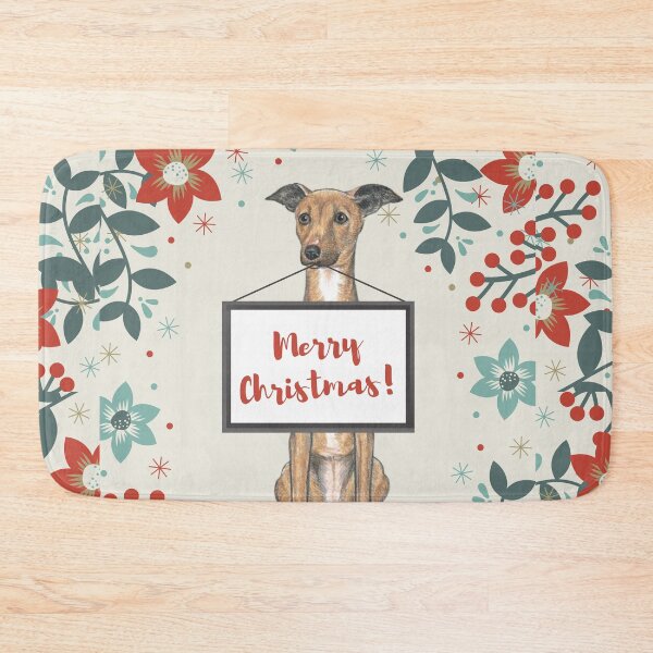 Item preview, Christmas Greyhound designed and sold by AnnaAndVibes.