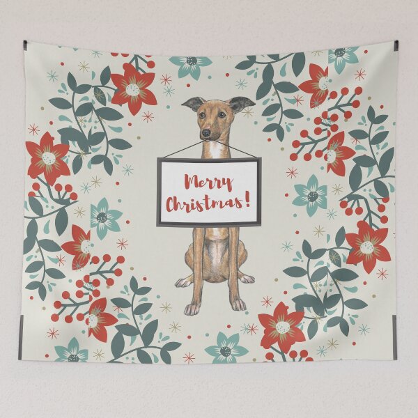 Item preview, Christmas Greyhound designed and sold by AnnaAndVibes.