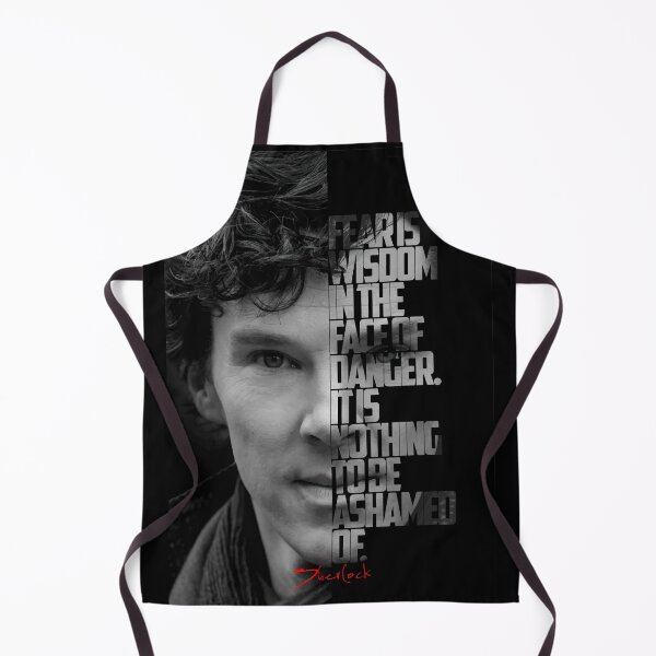 Item preview, Black and white Sherlock Tv Show quote poster designed and sold by Enea Kelo.