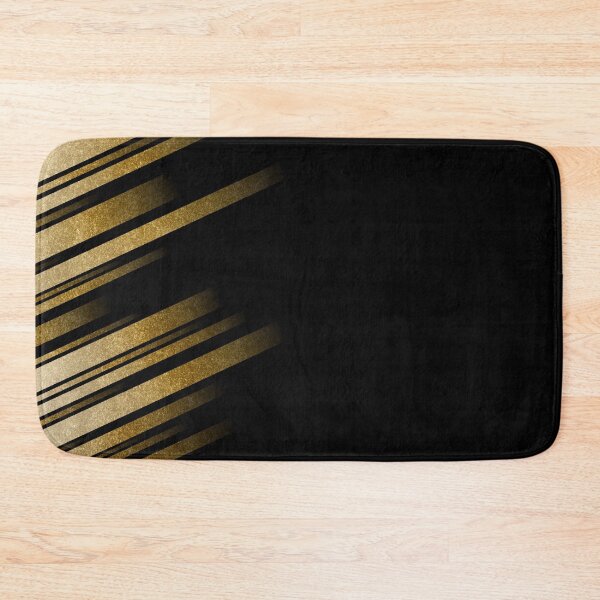 Item preview, Abstract Gold and Black Striped designed and sold by SoccaTamam.