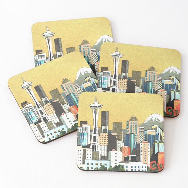 Item preview, Golden Seattle designed and sold by Cindy Vattathil.