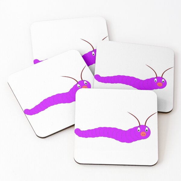 Item preview, Cute purple caterpillar designed and sold by hop2swing.