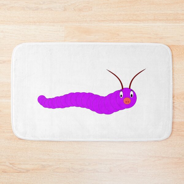 Item preview, Cute purple caterpillar designed and sold by hop2swing.