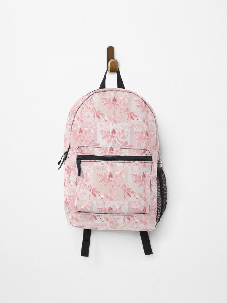 Thumbnail 1 of 3, Backpack, Wild Roses Patchwork designed and sold by Flowersforbear.