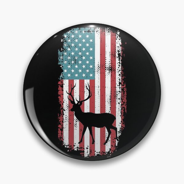 Item preview, Deer Hunter American Flag Patriotic designed and sold by Vanover Designs.